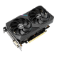 ASUS Dual GeForce GTX 1660 SUPER MINI 6GB GDDR6 graphics card, front angled view