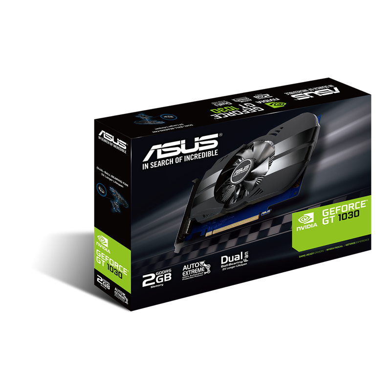 ASUS Phoenix GeForce GT 1030 2GB GDDR5 packaging