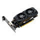 ASUS GeForce GTX 1650 OC edition 4GB GDDR5 graphics card, front angled view