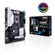 PRIME Z370-A II front view, 45 degrees, with color box, with Aura logo