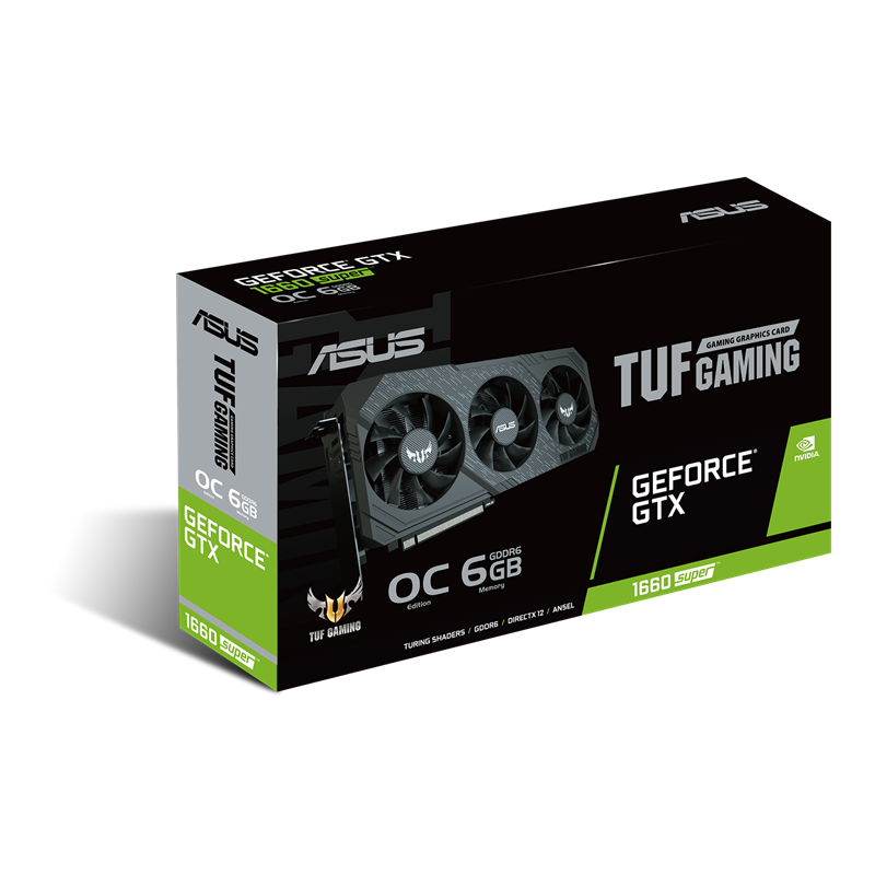 ASUS TUF Gaming X3 GeForce GTX 1660 SUPER OC edition 6GB GDDR6 Packaging