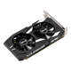 Dual GeForce GTX 1650 graphics card, front angled view 