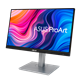 ProArt Display PA247CV, front view, tilted 45 degrees