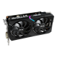 ASUS Dual GeForce RTX 2060 MINI 6GB GDDR6 graphics card, angled forward view, shocasing the ARGB element