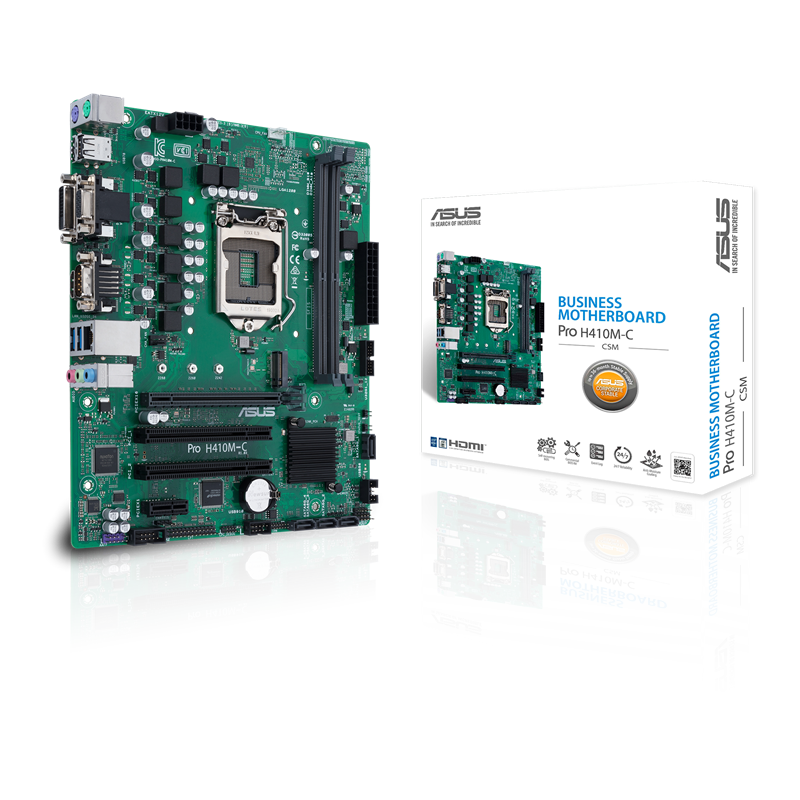 Pro B460M-C/CSM motherboard, packaging and motherboard