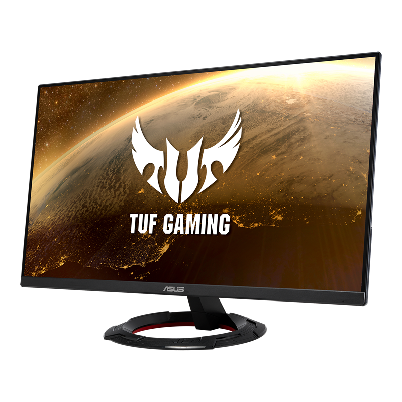 TUF Gaming VG249Q1R, front view to the left