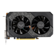 ASUS TUF Gaming GeForce GTX 1660 Ti OC edition 6GB GDDR6 graphics card, front view