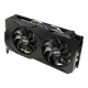 Dual GeForce GTX 1660 Ti graphics card, hero shot from the front