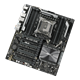 WS X299 SAGE motherboard, 45-degree right side view 