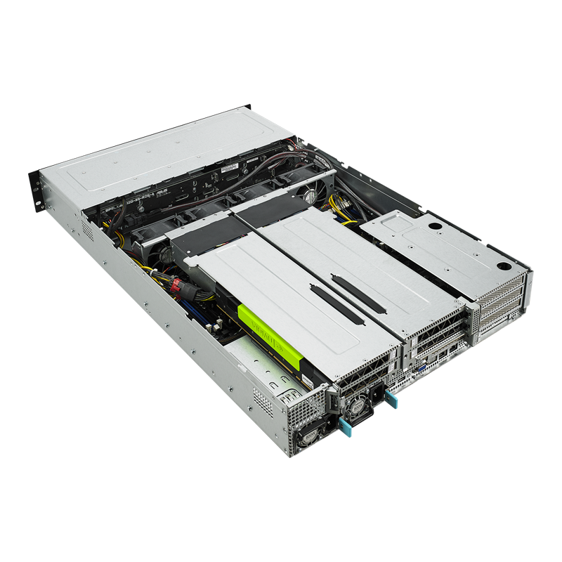 RS720-E9-RS8-G server, open right side view