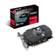 ASUS Phoenix Radeon 550 packaging and graphics card with AMD logo