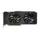 Dual series of GeForce RTX 2080 EVO graphics card, front view 
