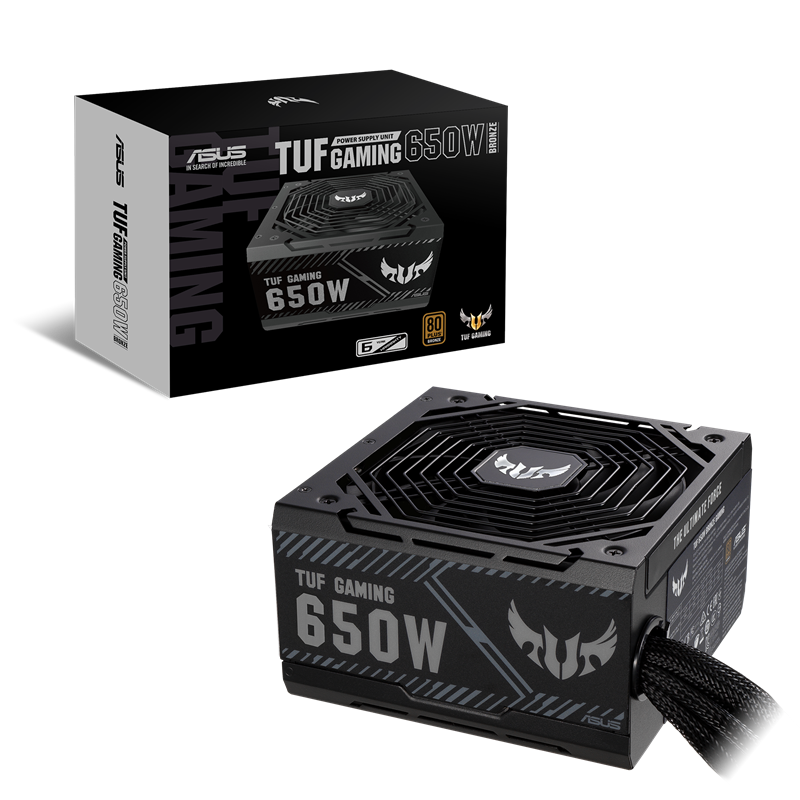 TUF Gaming 650W Bronze power supply and package