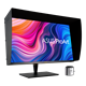 ProArt Display PA32UCX-K, front view, tilted 45 degrees