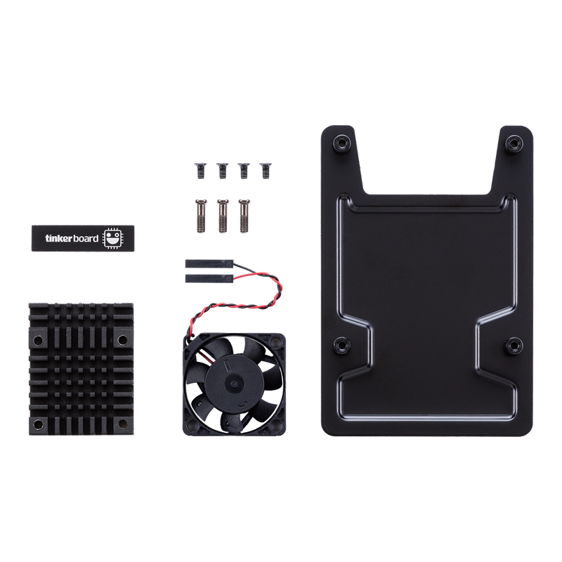 Backplate, fan and heatsink