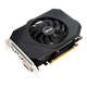 ASUS Phoenix GeForce GTX 1650 4GB GDDR6 graphics card, front angled view