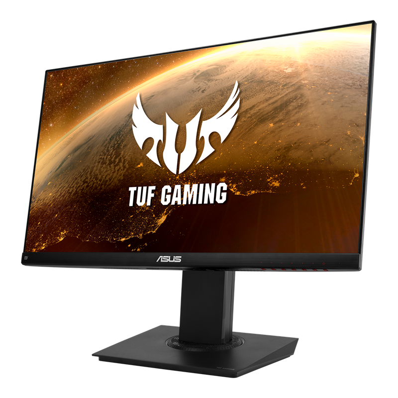 TUF Gaming VG249Q, front view to the left