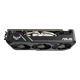 ASUS TUF Gaming X3 GeForce GTX 1660 Advanced edition 6GB GDDR5 graphics card, top view, showcasing the heatsink