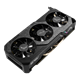 ASUS TUF Gaming X3 GeForce GTX 1660 SUPER Advanced edition 6GB GDDR6 graphics card, front angled view, showcasing the fan