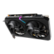 ASUS Dual GeForce GTX 1660 SUPER MINI OC edition 6GB GDDR6 graphics card, angled forward view, shocasing the ARGB element