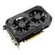 TUF Gaming GeForce GTX 1650 SUPER 4GB GDDR6 graphics card, front angled view