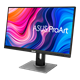 ProArt Display PA278QV, front view, tilted 45 degrees