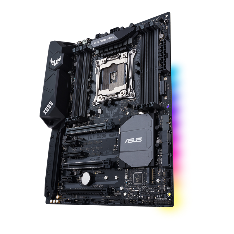 TUF X299 MARK 2 motherboard, left side view