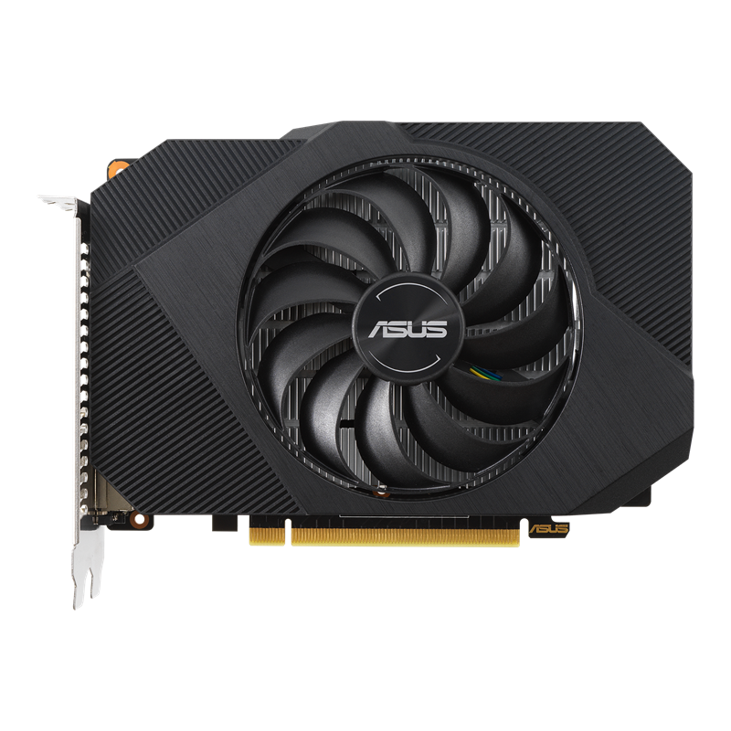 ASUS Phoenix GeForce GTX 1650 4GB GDDR6 graphics card, front view