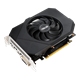 ASUS Phoenix GeForce GTX 1650 OC edition 4GB GDDR6 graphics card, front angled view