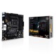TUF GAMING B450M-PRO S front view, 45 degrees, with color box
