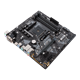 PRIME B450M-A/CSM motherboard, 45-degree right side view 