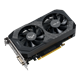 ASUS TUF Gaming GeForce GTX 1650 4GB GDDR5 graphics card, front angled view