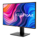 ProArt Display PA328Q, front view, tilted 45 degrees