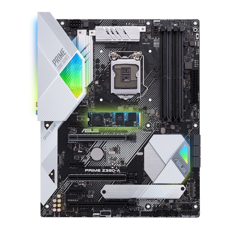 PRIME Z390-A/H10 front view
