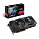 ASUS Dual Radeon™ RX 5700 EVO OC packaging and graphics card with AMD logo