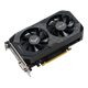 ASUS TUF Gaming GeForce GTX 1650 OC edition 4GB GDDR5 graphics card, front angled view