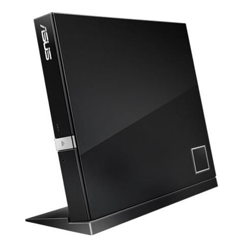 ASUS SBW-06D2X-U side view, tilted 45 degrees 