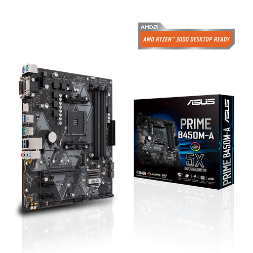 ASUS マザーボード PRIME B450M-A