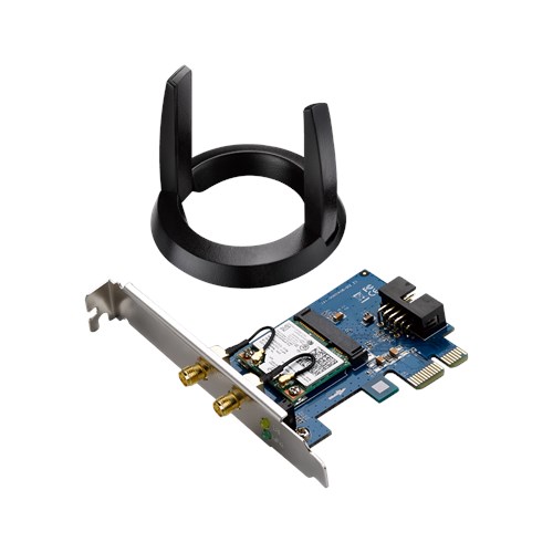 New Mini Wireless PCI-E to PCI-E Express X1 Adapter 3 Antenna WiFi Extender Card