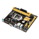 H81M-CS motherboard, 45-degree right side view 