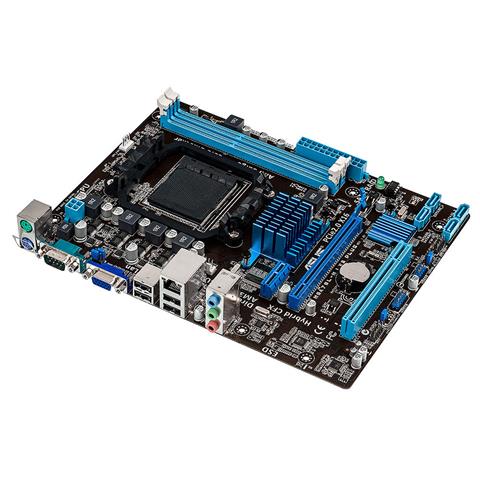 M5A78L-M LX3 PLUS motherboard, 45-degree right side view 