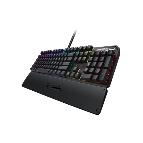 ASUS TUF Gaming K3 - Clavier gaming AZERTY - Switches Kailh Brown -  Rétroéclairage RGB Aura Sync - 8 touches macro
