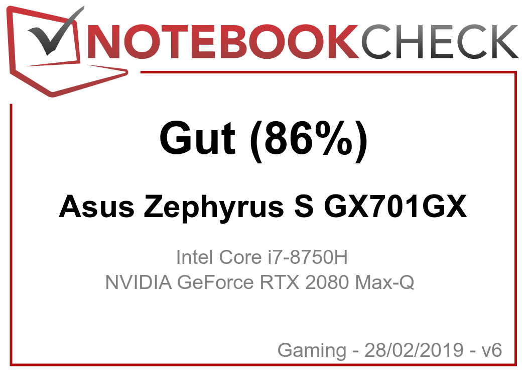 ASUS ROG Zephyrus S GX535GX-ES035R - Intel Core i7 - 8750H / 2.2