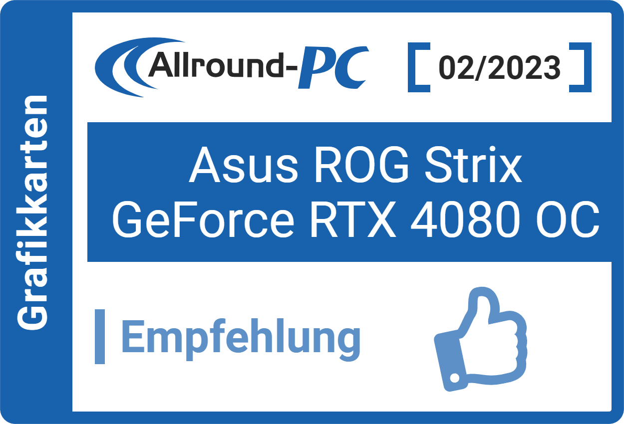 ROG Strix GeForce RTX® 4080 16GB GDDR6X OC Edition, Graphics Cards