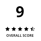 9/10 Overall Rating