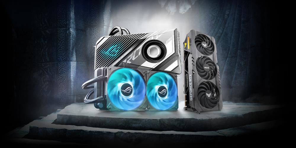 ROG-Strix-LC-and-TUF-Gaming-GeForce-RTX-3090-Ti-Graphics-Cards image
