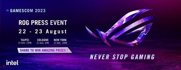 ASUS Republic of Gamers Launches New Products, Hosts Activities and Giveaway Campaigns During Gamescom 2023