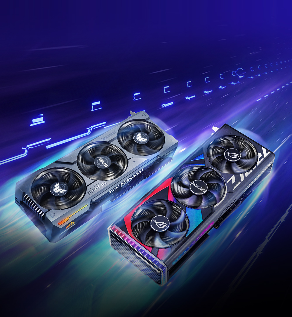ASUS GEFORCE RTX® 40 SERIES<br>GRAPHICS CARDS