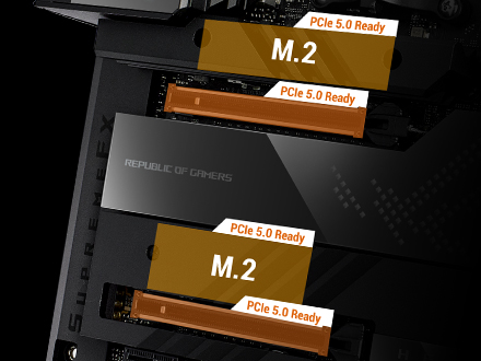 Mainboards der ASUS X670E Serie bieten PCIe 5.0 M.2 und Erweiterungssteckplätze