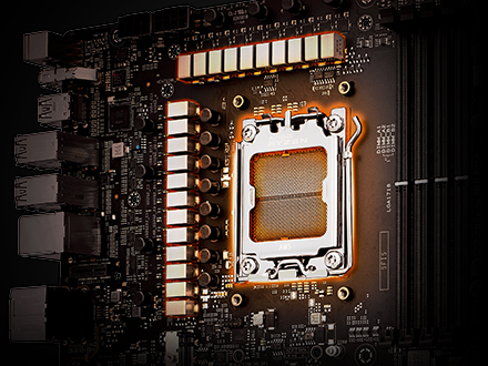 ASUS X670E Series motherboards feature robust power solution